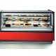 Vitrina frigorifica cofetarie ISA Kaleido Pastry, inaltime x lungime 117x120, cu unitate condensare cu aer, +1/+10°C