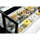 Vitrina frigorifica Forcar G-ER200GSS, capacitate 130 l, refrigerare statica, temperatura +2°C / +8°C, argintie