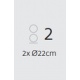 Aragaz Tecnogas P1X66M4VC, 60 cm, gaz, 4 arzatoare, grill, otel inoxidabil