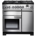 Aragaz multifunctional Rangemaster Professional Deluxe 90 cu 5 arzatoare gaz si un arzator wok