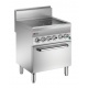 Aragaz profesional Baron 6NPC/IFEV722P, Seria 600, 4 zone gatit, putere 14,2 kW, plita vetroceramica, cuptor electric, inox Aragaz profesional Baron 6NPC/IFEV722P, Seria 600, 4 zone gatit, putere 14,2 kW, plita vetroceramica, cuptor electric, inox