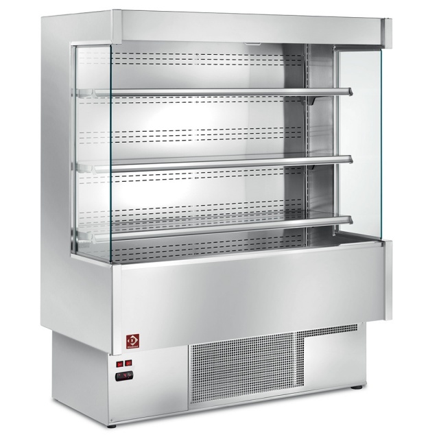 Raft frigorific de perete ventilat DIAMOND MTX-15/R2, usi glisante din sticla