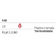 Aragaz Tecnogas P1X66M4VC, 60 cm, gaz, 4 arzatoare, grill, otel inoxidabil