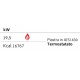 Aragaz Tecnogas P1X66M4VC, 60 cm, gaz, 4 arzatoare, grill, otel inoxidabil