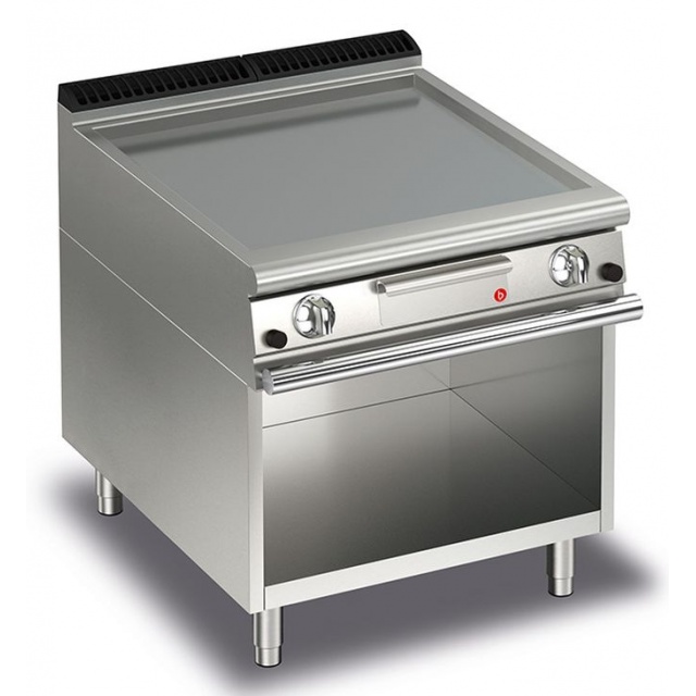 Gratar Fry Top Baron Q70FTTV/G803,QUEEN7, otel inoxidabil AISI 430, compartiment deschis,putere 13 kW, arzatoare gaz, termosat