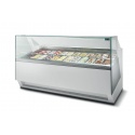 Vitrina frigorifica Forcar G-ER200GSS, capacitate 130 l, refrigerare statica, temperatura +2°C / +8°C, argintie
