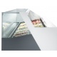 Vitrina frigorifica Forcar G-ER200GSS, capacitate 130 l, refrigerare statica, temperatura +2°C / +8°C, argintie