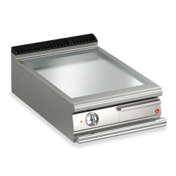 Gratar Fry Top electric Baron Q70FT/E605, linia QUEEN7, placa cromata lustruita, putere 7,5 kW, inox