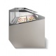 Vitrina frigorifica gelaterie ISA Supercapri Gelato Plus, Î x L 117x120cm, unitate condensare inclusa cu aer, -20/+2°C