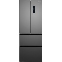 Combina frigorifica Haier HRF-521DM6, A+, 435 kWh/an, 343 L, 178 L, argintiu