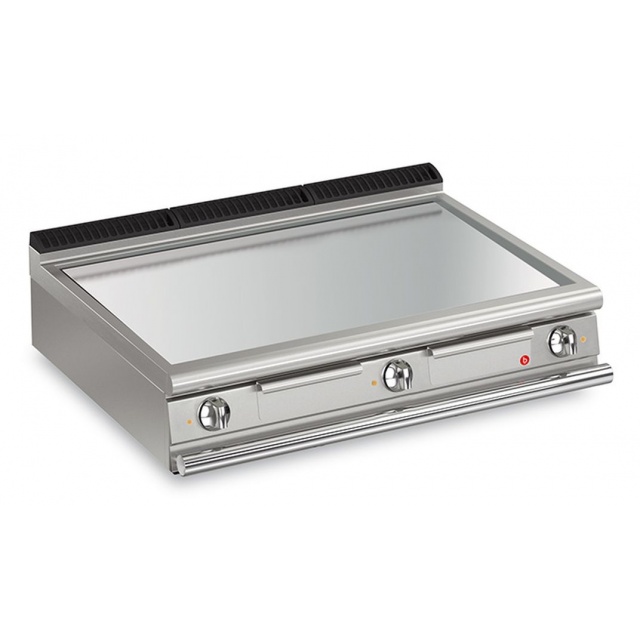 Gratar Fry Top electric Baron Q70FT/E1205, linia QUEEN7, placa cromata lustruita, putere 16,2 kW, inox