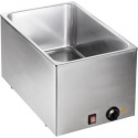 BAIN MARIE SARO BM 210 172-3012, PENTRU 1/1 / 2 x 1/2 / 3 x 1/3 GN, TERMOSTAT REGLABIL, TEMPERATURA 0 / +100 ° C, INOX