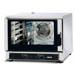 CUPTOR CU CONVECTIE SARO EKO GN 455-1105, PENTRU 4 GRILE / TAVI 1/1 GN, VENTILATOR DUBLU, TEMPERATURA MAX. +280 ° C, INOX