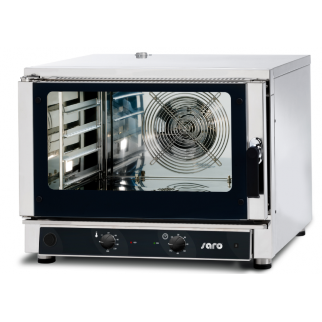 CUPTOR CU CONVECTIE SARO EKO GN 455-1105, PENTRU 4 GRILE / TAVI 1/1 GN, VENTILATOR DUBLU, TEMPERATURA MAX. +280 ° C, INOX