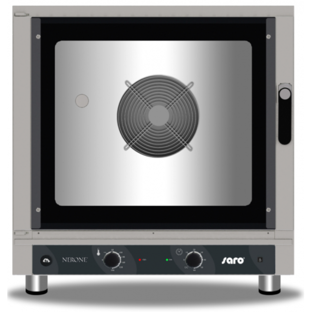 CUPTOR CU CONVECTIE SI UMIDIFICARE SARO MO 455-1205, PENTRU 4 GRILE / TAVI 1/1 GN, 2 VENTILATOARE, MAX. 280 ° C, INOX