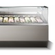 Vitrina frigorifica gelaterie ISA Supercapri Gelato Plus, Î x L 117x120cm, unitate condensare inclusa cu aer, -20/+2°C