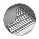 Gratar Fry Top electric Baron Q70FTV/E815, QUEEN7, placa nervurata cromata lustruita, putere 10,8 kW, compartiment deschis