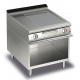 Gratar Fry Top electric Baron Q70FTV/E823, QUEEN7, placa nervurata/neteda otel AISI430, putere 10,8 kW, compartiment deschis