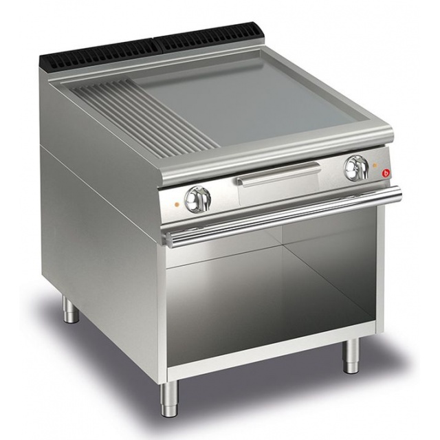 Aragaz Tecnogas P1X66M4VC, 60 cm, gaz, 4 arzatoare, grill, otel inoxidabil