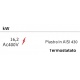 Aragaz Tecnogas P1X66M4VC, 60 cm, gaz, 4 arzatoare, grill, otel inoxidabil