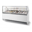 Vitrina frigorifica Forcar G-ER200GSS, capacitate 130 l, refrigerare statica, temperatura +2°C / +8°C, argintie