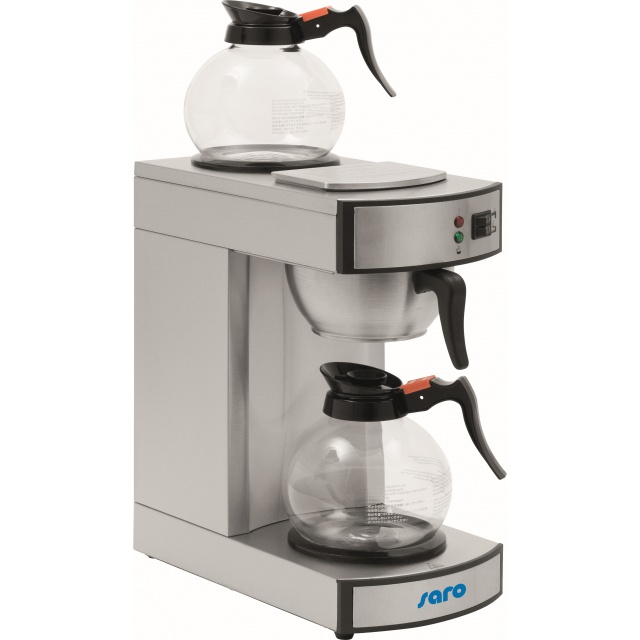 FILTRU DE CAFEA SARO SAROMICA K 24 T 317-2080, 2 RECIPIENTE, 2 PLACI DE INCALZIRE, CAPACITATE 2 x 1,8 L, INOX