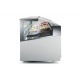 Vitrina frigorifica Forcar G-ER200GSS, capacitate 130 l, refrigerare statica, temperatura +2°C / +8°C, argintie