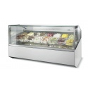 Vitrina frigorifica gelaterie ISA Supershow Î x L 117x120cm, unitate condensare la distanta 20 m, -20/+2°C