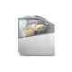 Vitrina frigorifica Forcar G-ER200GSS, capacitate 130 l, refrigerare statica, temperatura +2°C / +8°C, argintie