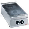 Aragaz profesional DIAMOND E22/2VC4T-N,electric,vitro-ceramic
