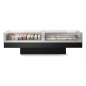 Vitrina frigorifica gelaterie ISA Oneshow Base, Î x L 96x340cm, unitate condensare inclusa cu aer, -20+2°C