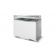 Vitrina frigorifica Forcar G-ER200GSS, capacitate 130 l, refrigerare statica, temperatura +2°C / +8°C, argintie