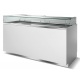 Vitrina frigorifica Forcar G-ER200GSS, capacitate 130 l, refrigerare statica, temperatura +2°C / +8°C, argintie
