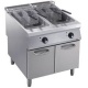 Friteuza profesionala DIAMOND E22/F46A8-S,electrica,1 chiuveta "Y" 23 L,arzatoare exterioare, pe tren de rulare Friteuza profesionala DIAMOND E22/F46A8-S,electrica,1 chiuveta "Y" 23 L,arzatoare exterioare, pe tren de rulare