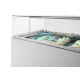 Vitrina frigorifica gelaterie ISA Delta, lungime 127.6 cm, unitate condensare inclusa cu aer, 2 zone temperatura -20+2°C