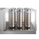 Vitrina frigorifica Forcar G-ER200GSS, capacitate 130 l, refrigerare statica, temperatura +2°C / +8°C, argintie