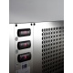 Vitrina frigorifica Forcar G-ER200GSS, capacitate 130 l, refrigerare statica, temperatura +2°C / +8°C, argintie