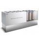 Vitrina frigorifica Forcar G-ER200GSS, capacitate 130 l, refrigerare statica, temperatura +2°C / +8°C, argintie