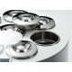 Vitrina frigorifica Forcar G-ER200GSS, capacitate 130 l, refrigerare statica, temperatura +2°C / +8°C, argintie