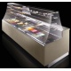Vitrina frigorifica Forcar G-ER200GSS, capacitate 130 l, refrigerare statica, temperatura +2°C / +8°C, argintie