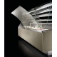Vitrina frigorifica Forcar G-ER200GSS, capacitate 130 l, refrigerare statica, temperatura +2°C / +8°C, argintie
