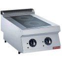 Aragaz profesional DIAMOND E17/2ID4T-230/3--N,electric,2 surse de inductie