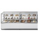 Vitrina frigorifica Forcar G-ER200GSS, capacitate 130 l, refrigerare statica, temperatura +2°C / +8°C, argintie