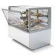 Vitrina frigorifica Forcar G-ER200GSS, capacitate 130 l, refrigerare statica, temperatura +2°C / +8°C, argintie