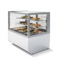 Vitrina frigorifica Forcar G-ER200GSS, capacitate 130 l, refrigerare statica, temperatura +2°C / +8°C, argintie
