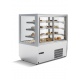 Vitrina frigorifica Forcar G-ER200GSS, capacitate 130 l, refrigerare statica, temperatura +2°C / +8°C, argintie