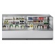 Vitrina frigorifica Forcar G-ER200GSS, capacitate 130 l, refrigerare statica, temperatura +2°C / +8°C, argintie