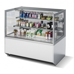 Vitrina frigorifica pentru bauturi ISA Metro ST Self RV/TN, HxL 117x130cm, unitate condensare inclusa cu aer, +1+7°C