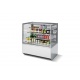 Vitrina frigorifica Forcar G-ER200GSS, capacitate 130 l, refrigerare statica, temperatura +2°C / +8°C, argintie