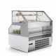 Vitrina frigorifica Forcar G-ER200GSS, capacitate 130 l, refrigerare statica, temperatura +2°C / +8°C, argintie